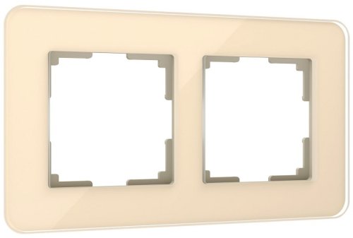 Рамка универсальная Werkel Elite 2-м. стекло айвори фото Рамка универсальная Werkel Elite 2-м. стекло айвори картинка